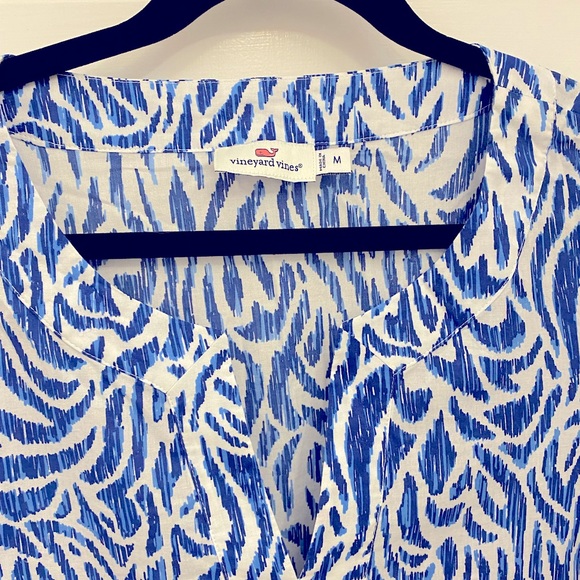 Vineyard Vines Women’s Tunic Beach Coverup size M- excellent, worn once!! 💙💙 - Picture 3 of 5